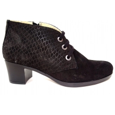 Valeria Croco Suede (extra wide)