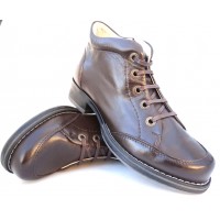 Alba Brown Leather (extra wide)