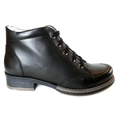 Alba Black Leather (extra wide)