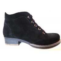 Alba Black Suede (extra wide)