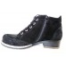 Alba Black Suede (extra wide)