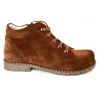 Alba Brown Suede (extra wide)